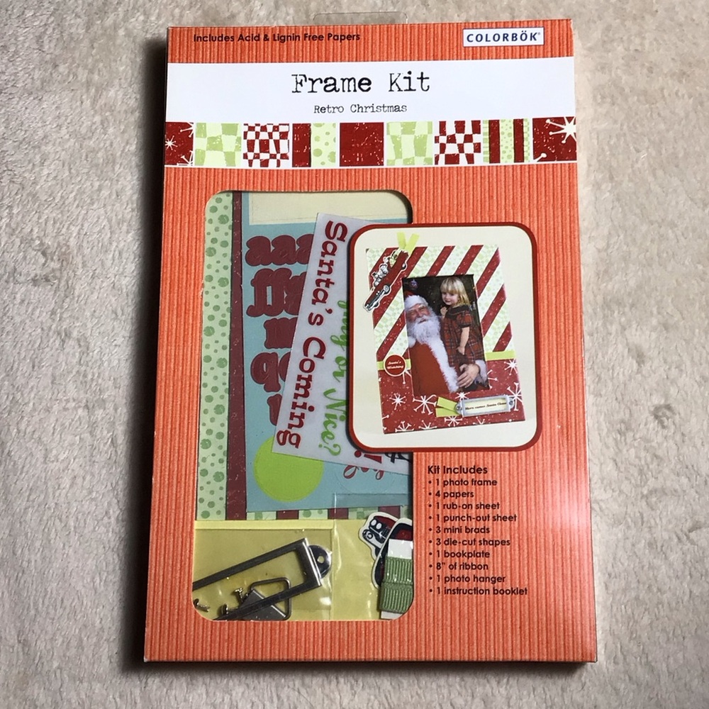 Colorbok Retro Christmas Frame Kit